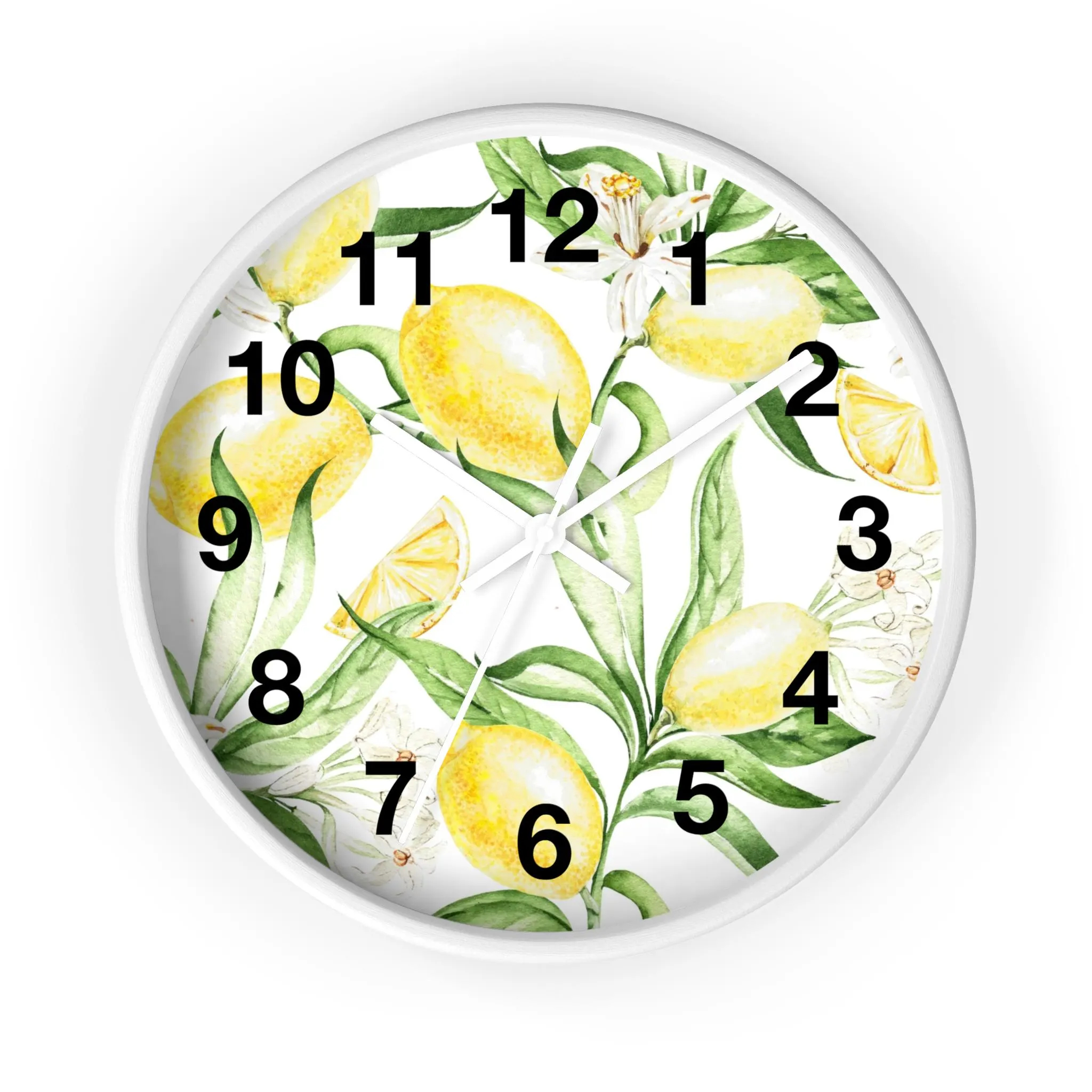 Fresh Lemon Plant Wall Clock - Image 4